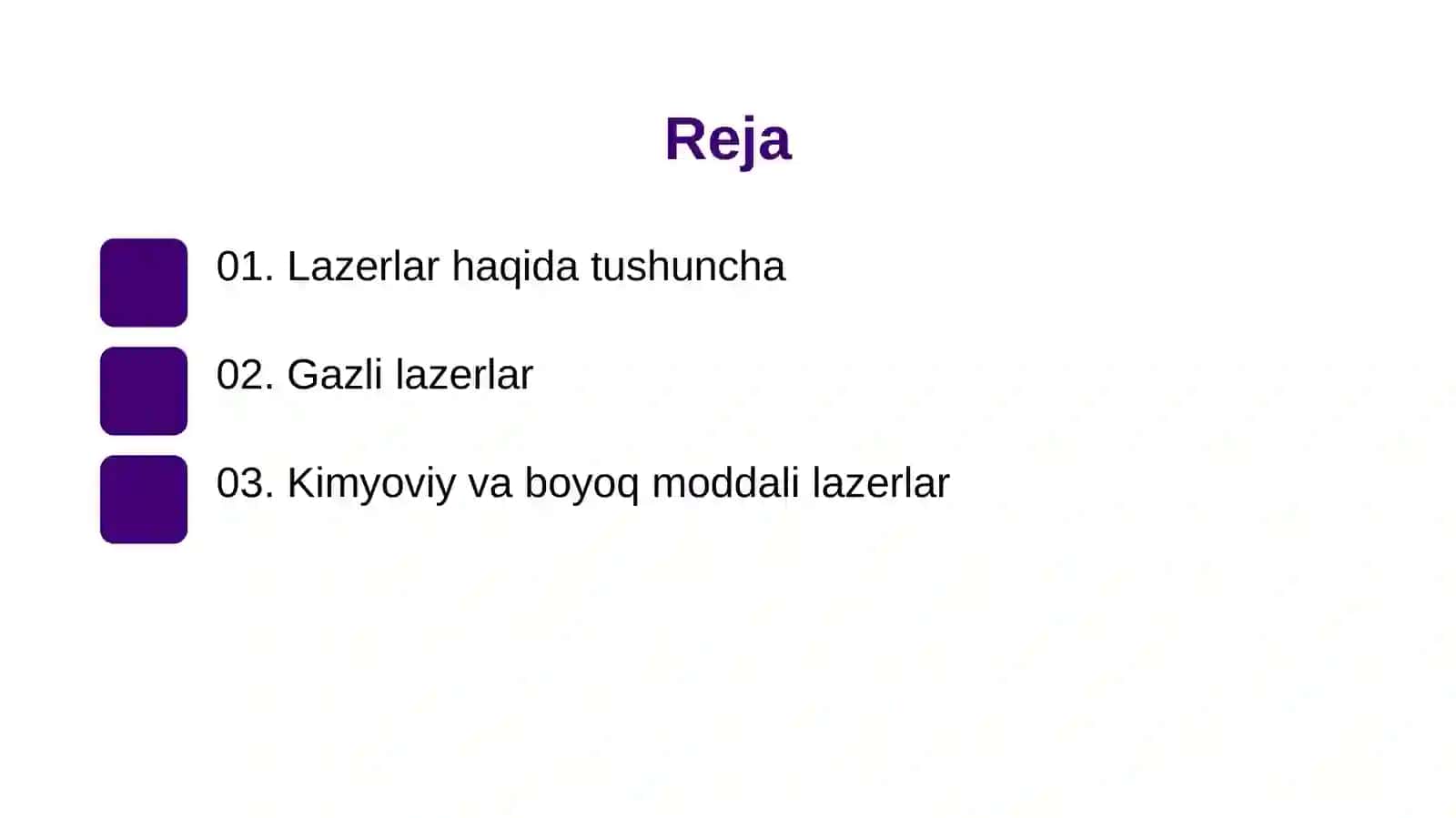 Gazli lazerlar, kimyoviy va boyoq moddali lazerlar 2
