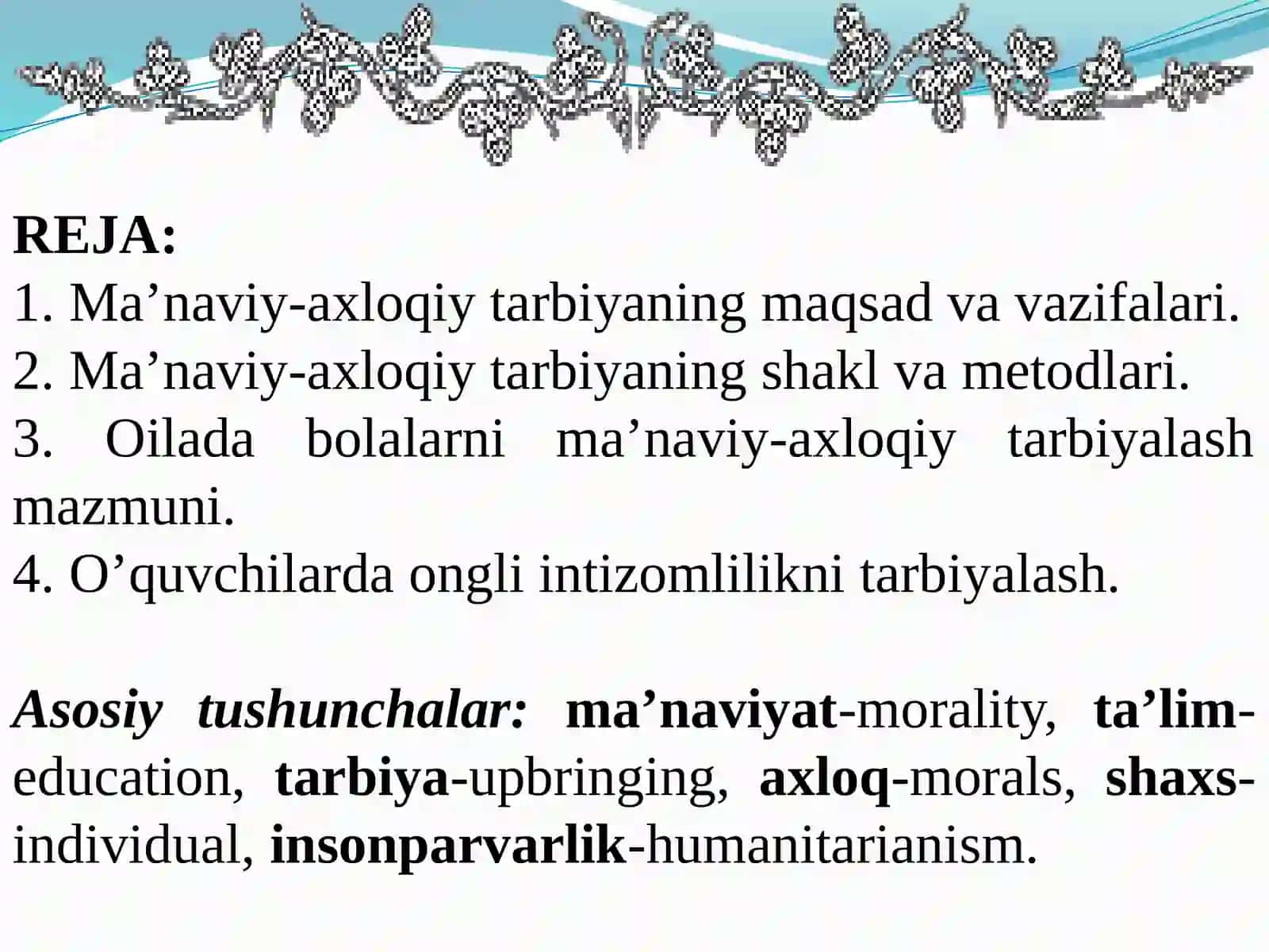 Ma’naviy-axloqiy tarbiya 2