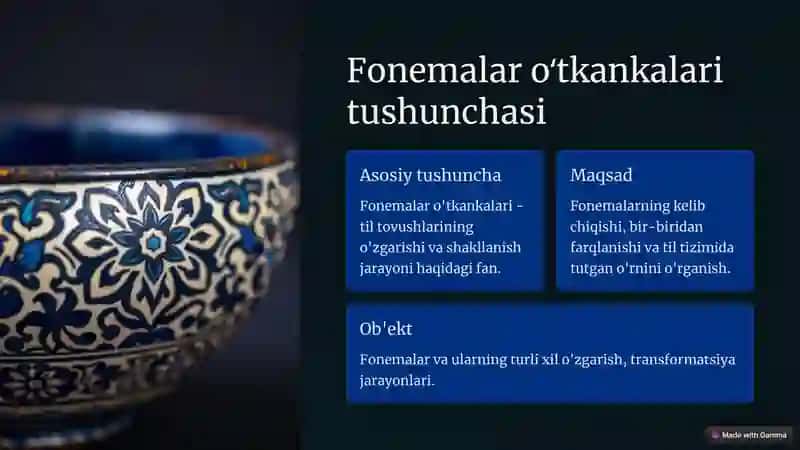 Fonemalar oʻtkankalari 2
