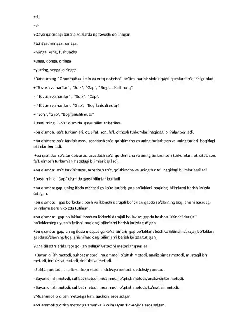O'zbek adabiy tilida nechta undosh tovush mavjud 2