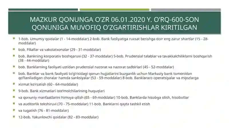 Oʻzbekiston Respublikasi Qonuni 2