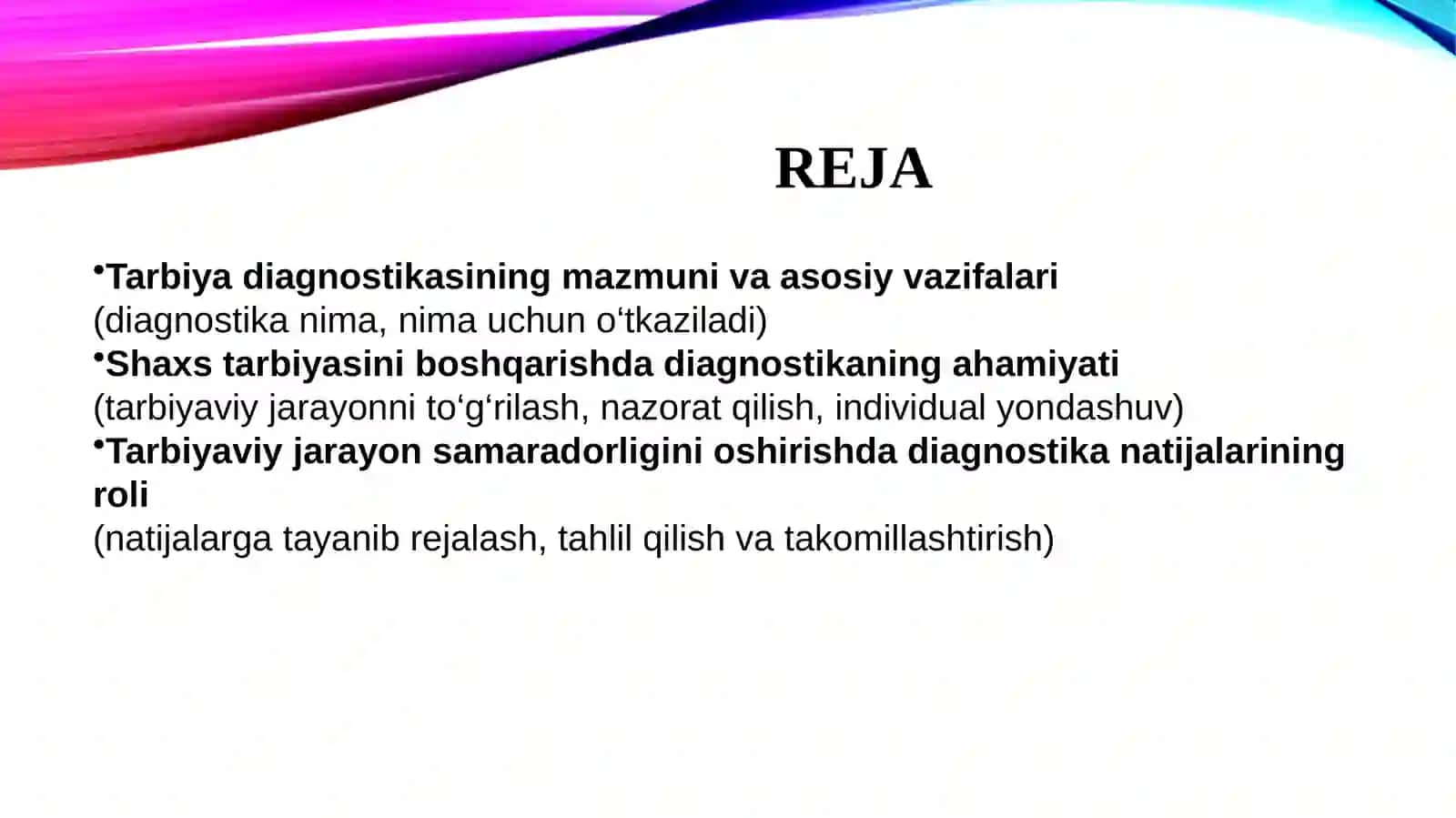 Tarbiya diagnostikasi 2