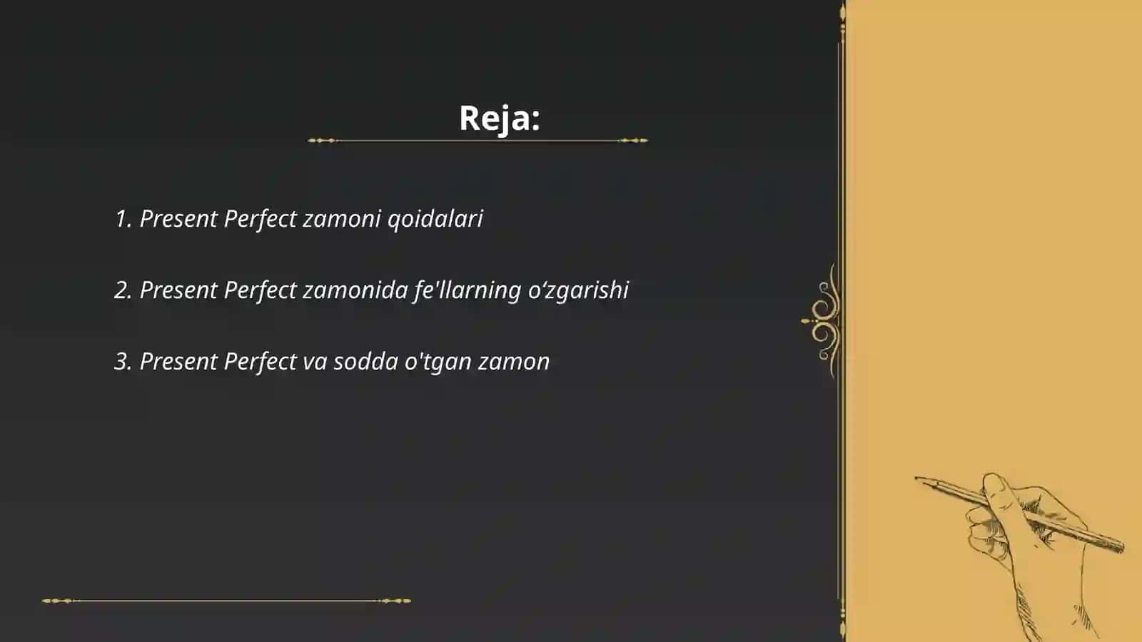 Present perfekt 2