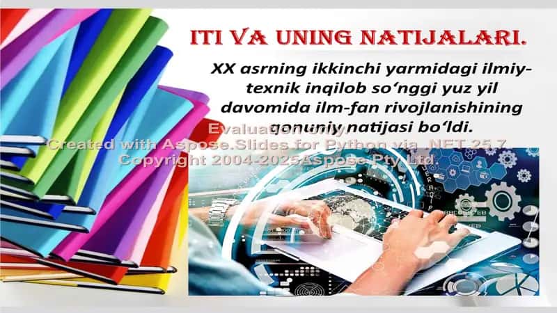 XX asrning Teknologik Inqilobi 2