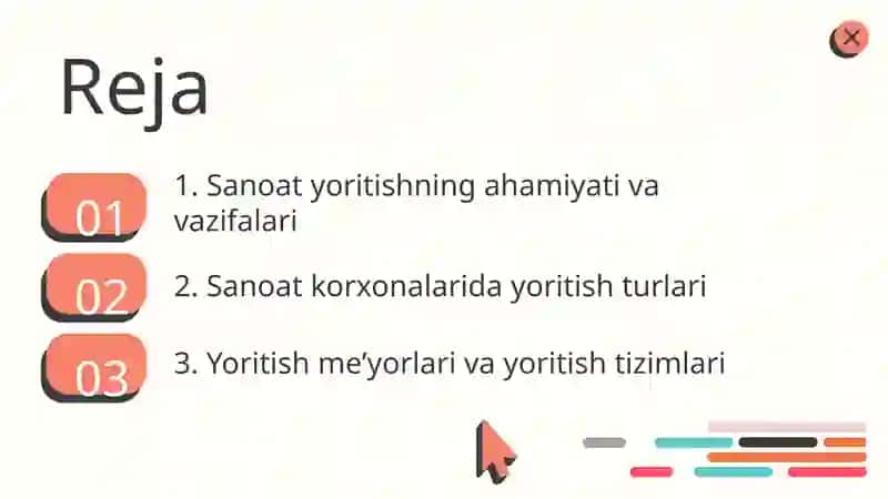 Sanoat korxonalarini yoritish 2