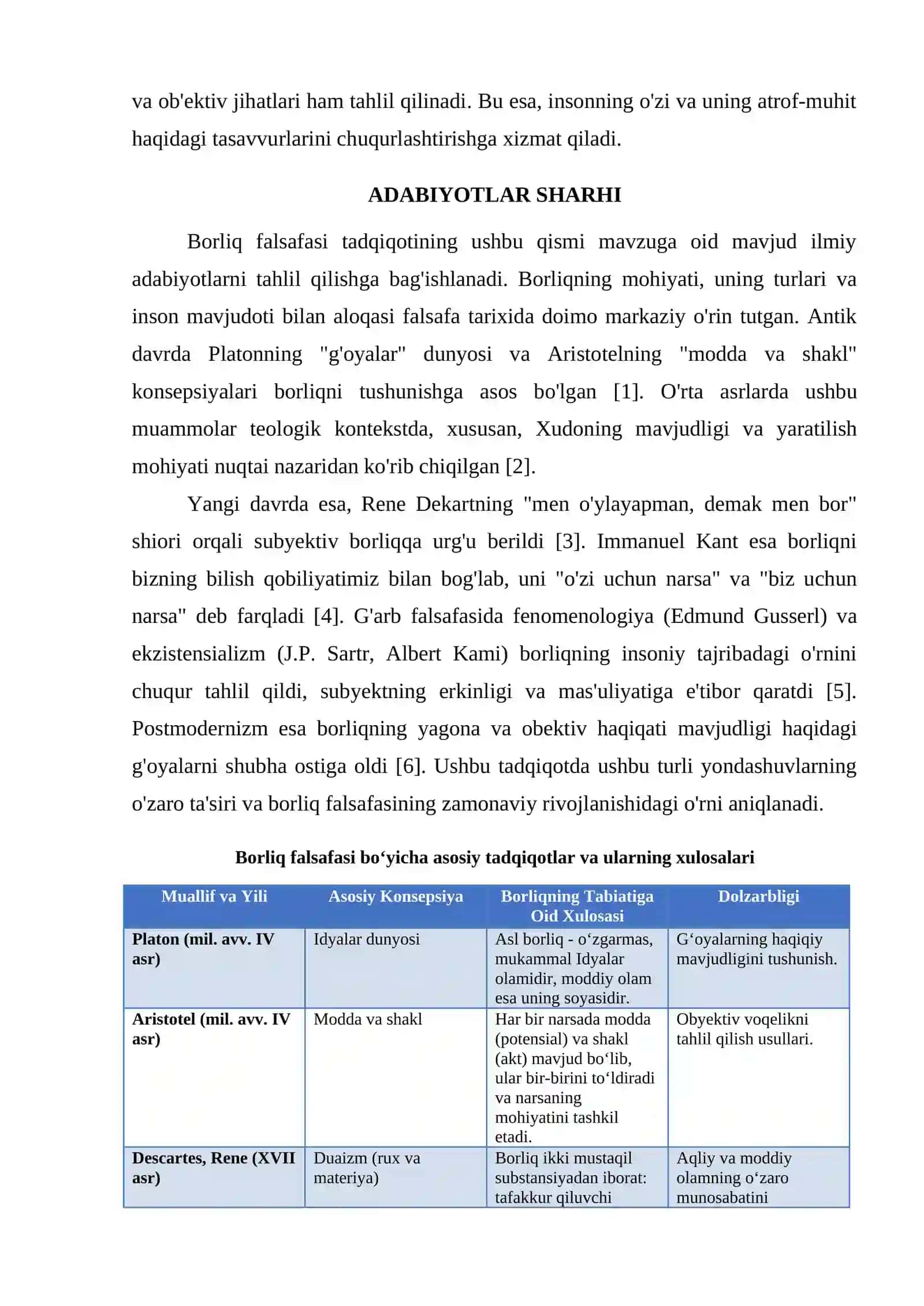 BORLIQ FALSAFASI 2