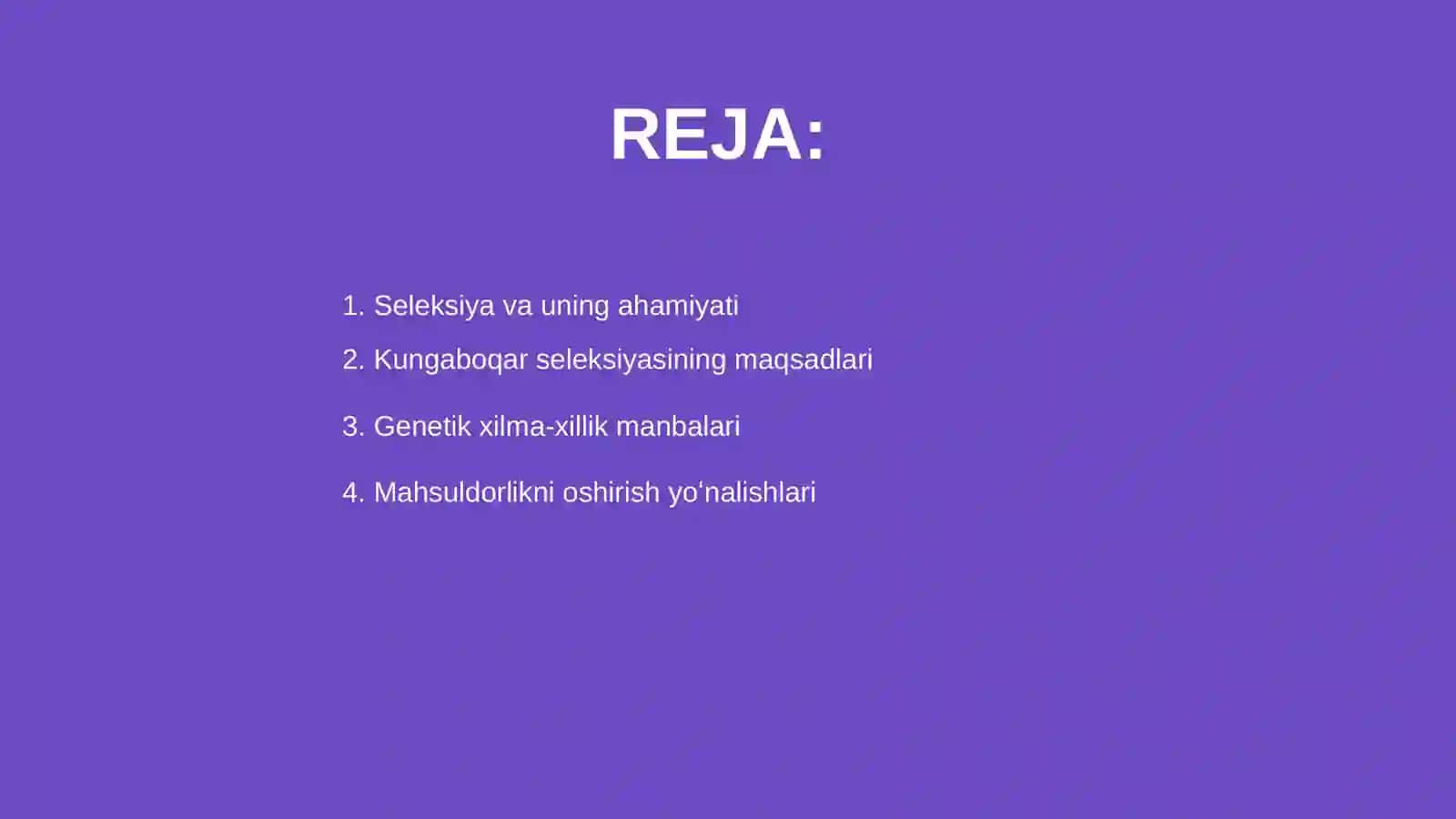 Kungaboqar seleksiyasining yoʻnalishlari 2