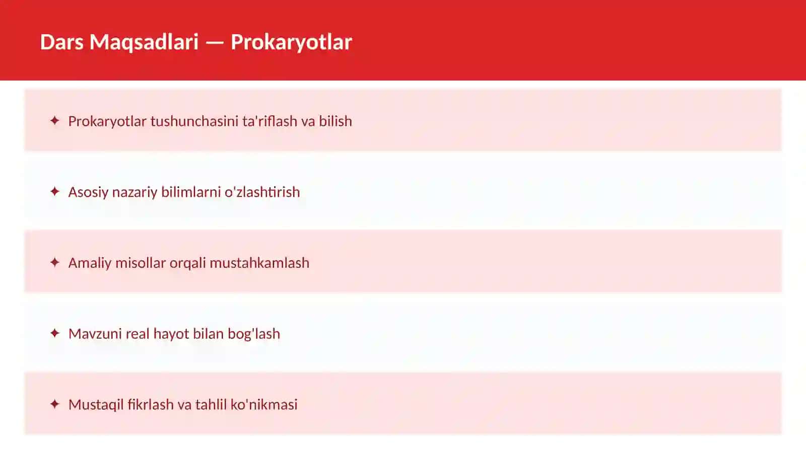Hujayra tuzilishi 2