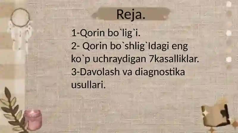 Qorinbo`shlig`Ikasalliklari 2