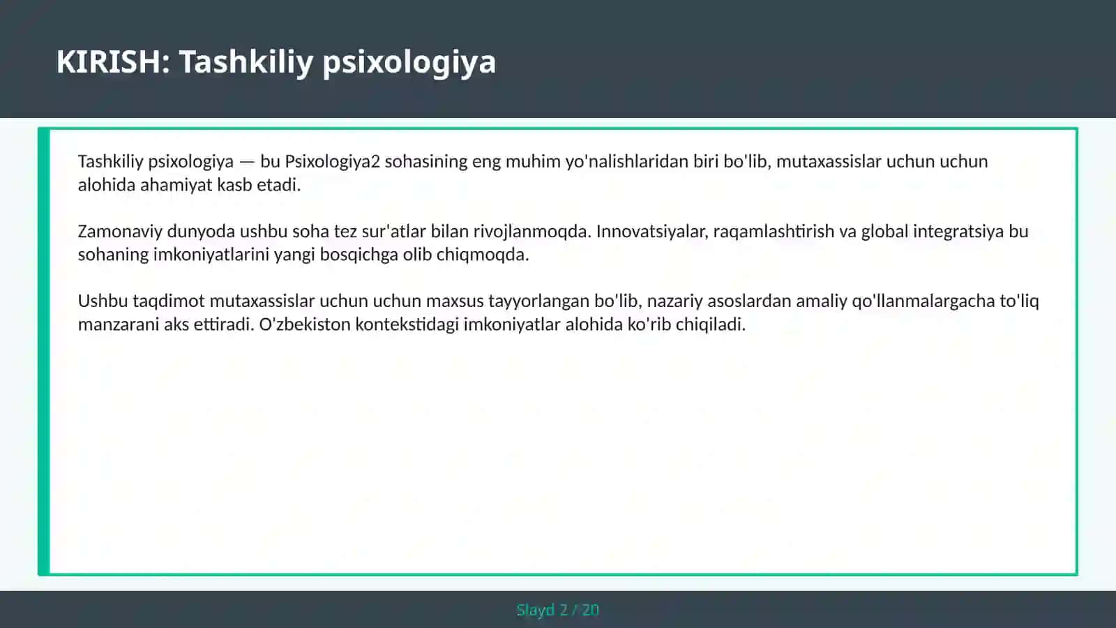 Tashkiliy psixologiya 2