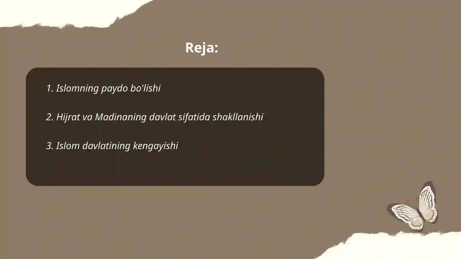 Islom madaniyatining tarkib topishi va rivojlanishi 2