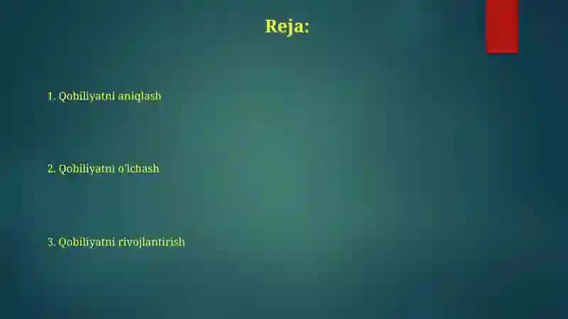 Qobiliyathaqidatushuncha 2