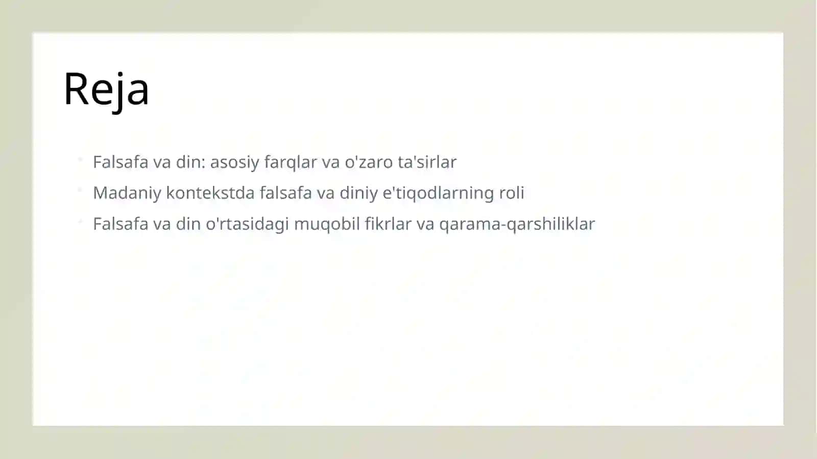 Falsafa va din: asosiy farqlar va o'zaro ta'sirlar 2