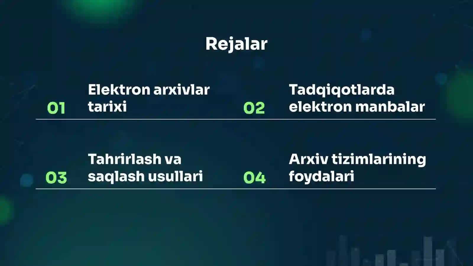 Elektron arxivlar va ularning tadqiqotlardagi roli 2