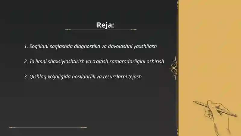 Sunʼiy intellekt foydali tamoni 2