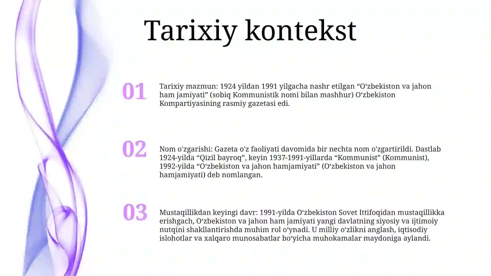 O'Zbekiston Va Jahon Ham Jamiyati 2