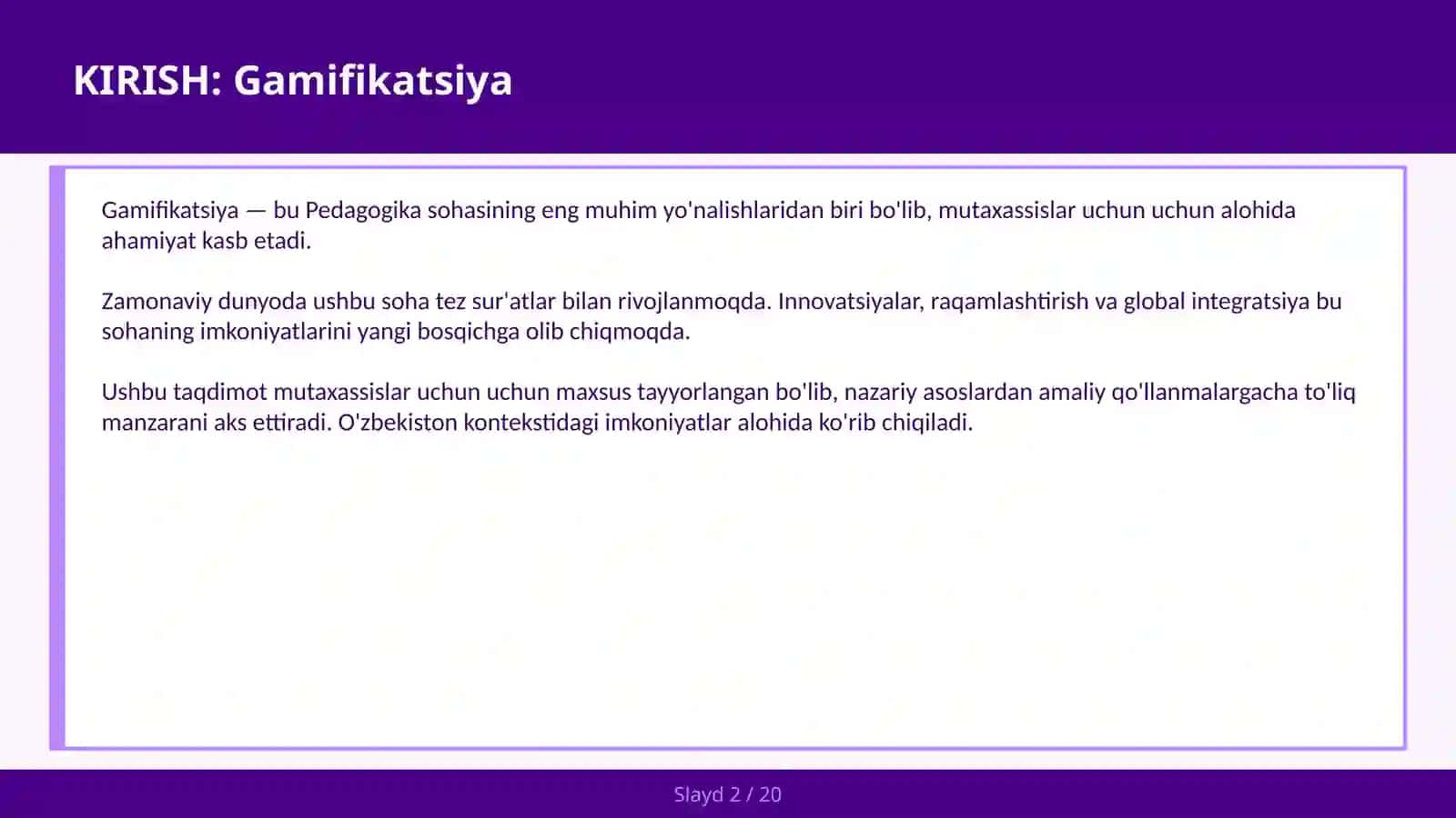 Gamifikatsiya 2