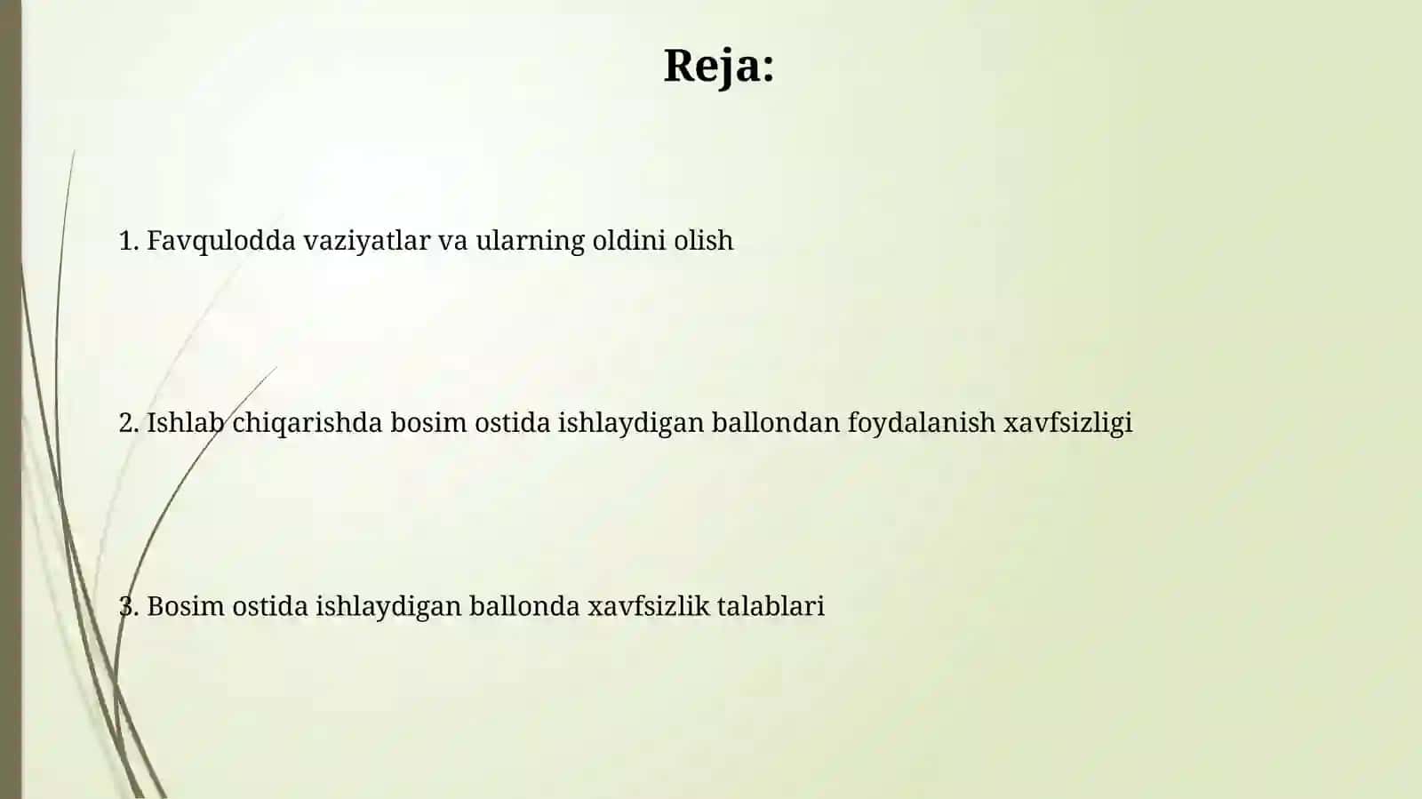 Bosimli Ballonlarni Tanlash va Tekshirish 2