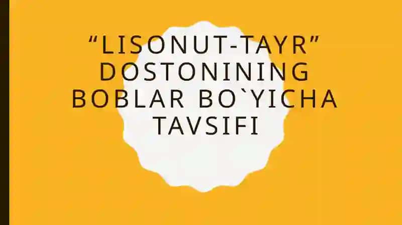 Buxorodavlatuniversiteti Filologiya fakulteti 6-6-UZB21 guruhta talabasi Mamatmurodova Nargizaning Navoiy shunoslik fanidan tayyorlagan slaydi 2