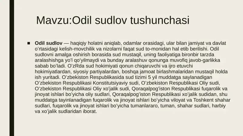 Odil sudlov tushunchasi 2