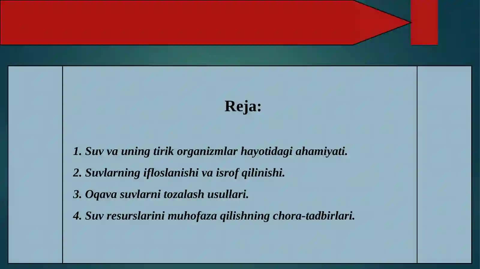 Suvning ifloslanishidan kelib chiqadigan iqtisodiy zarar. 2
