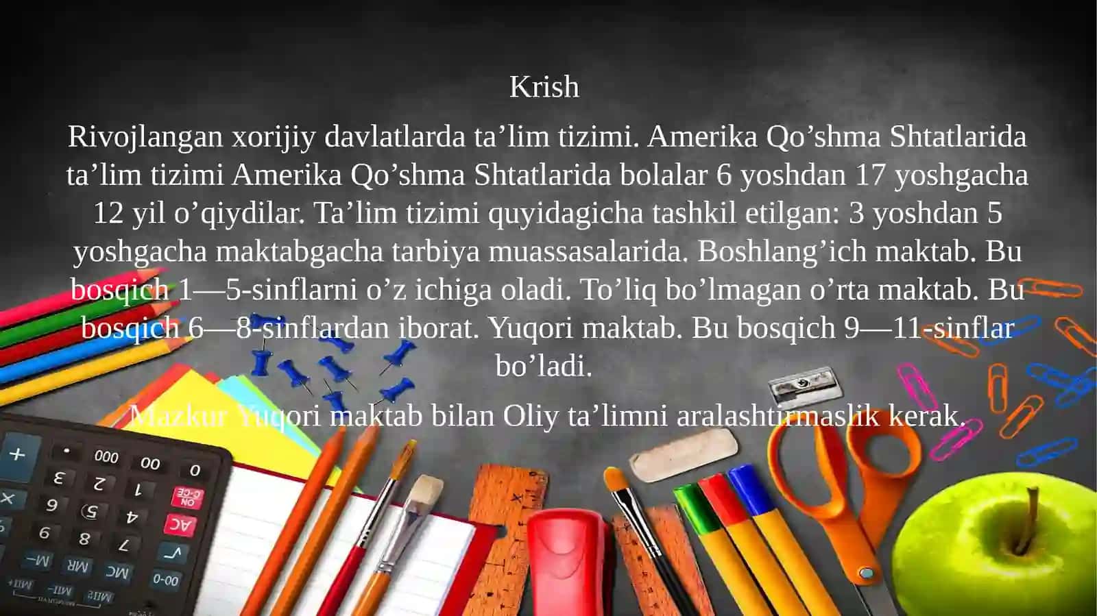 Rivojlangan xorijiy davlatlarda ta’lim tizimi 2