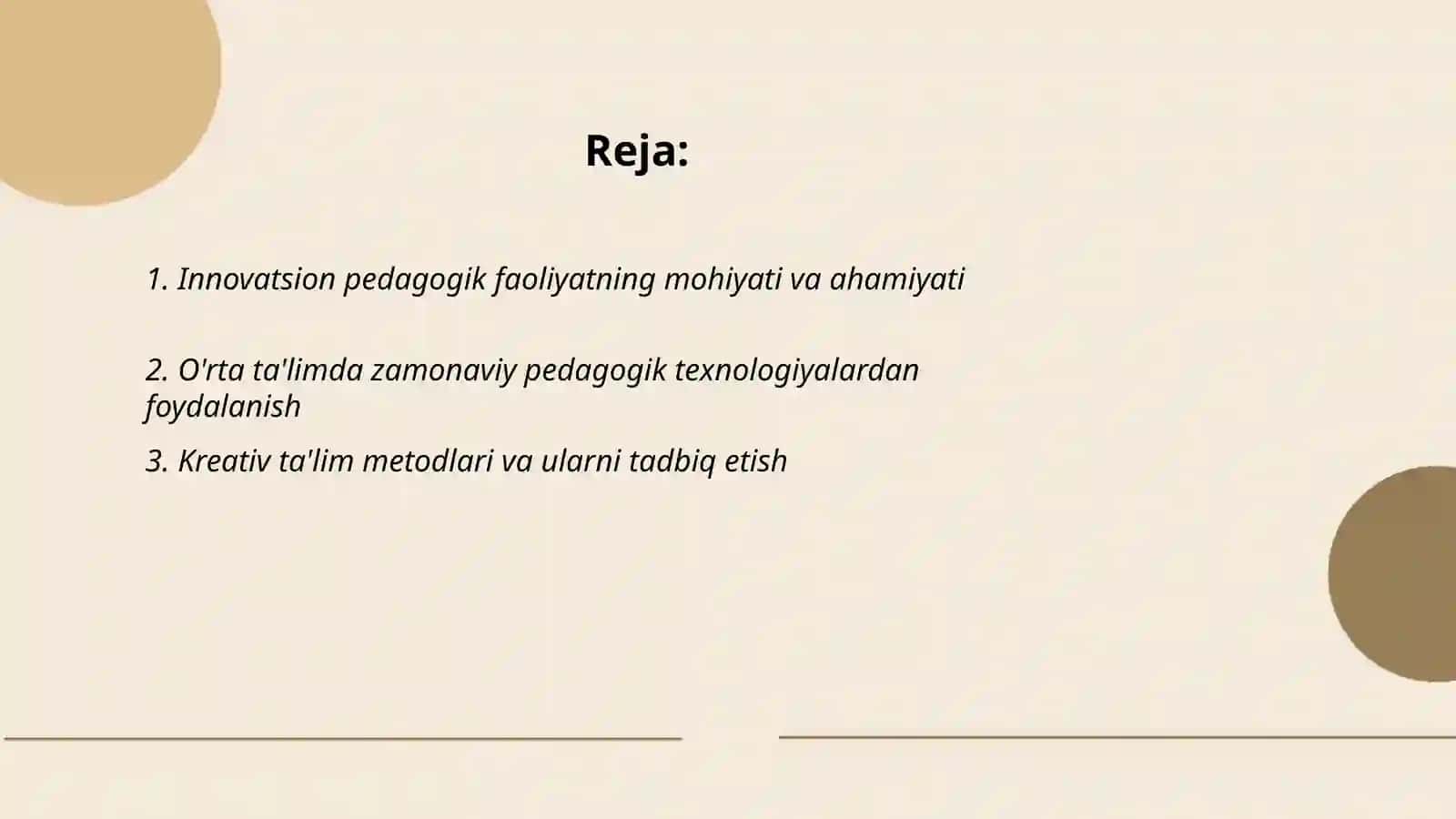 Innovatsion pedagogik faoliyat ma'zmuni 2