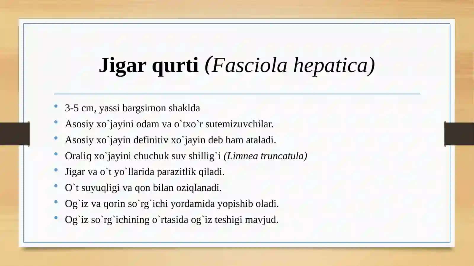 So`rg`ichlilar-odamparazitlari 2