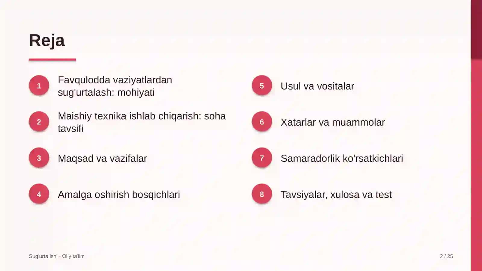Maishiy texnika ishlab chiqarishda favqulodda vaziyatlardan sug'urtalash 2