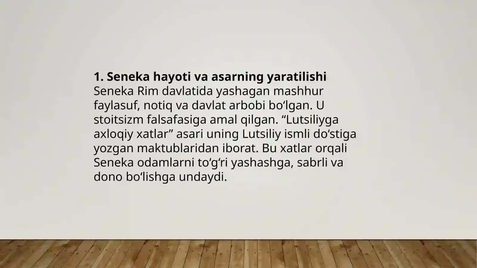 Lutsiliyga axloqiy xatlari 2