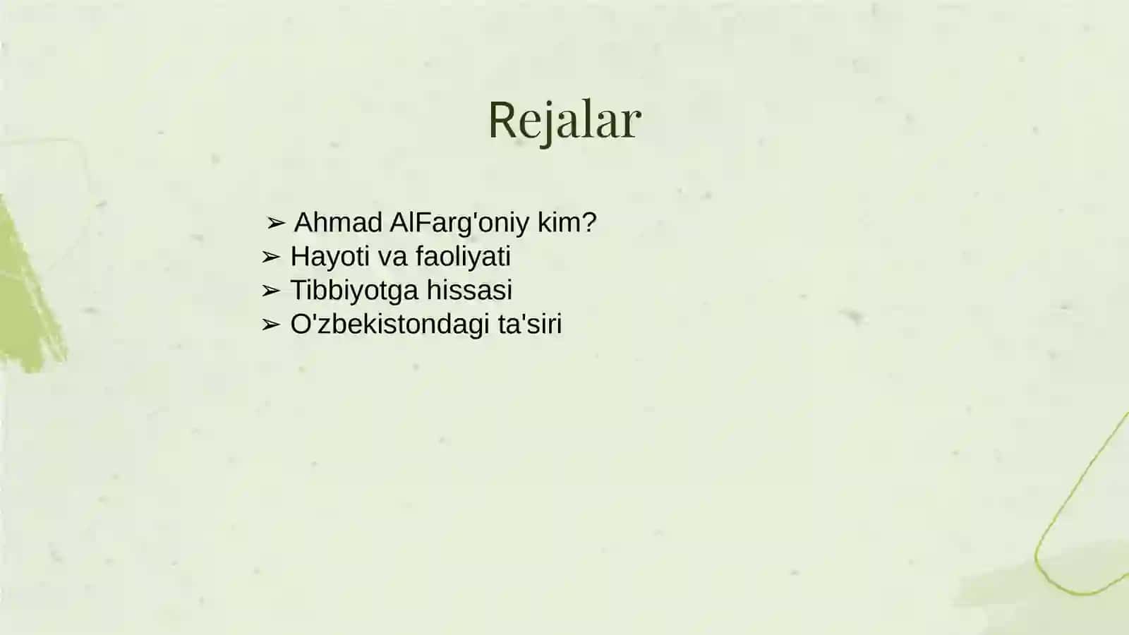 Tibbiyotda Ahmad Al-Fargʼoniy merosi 2