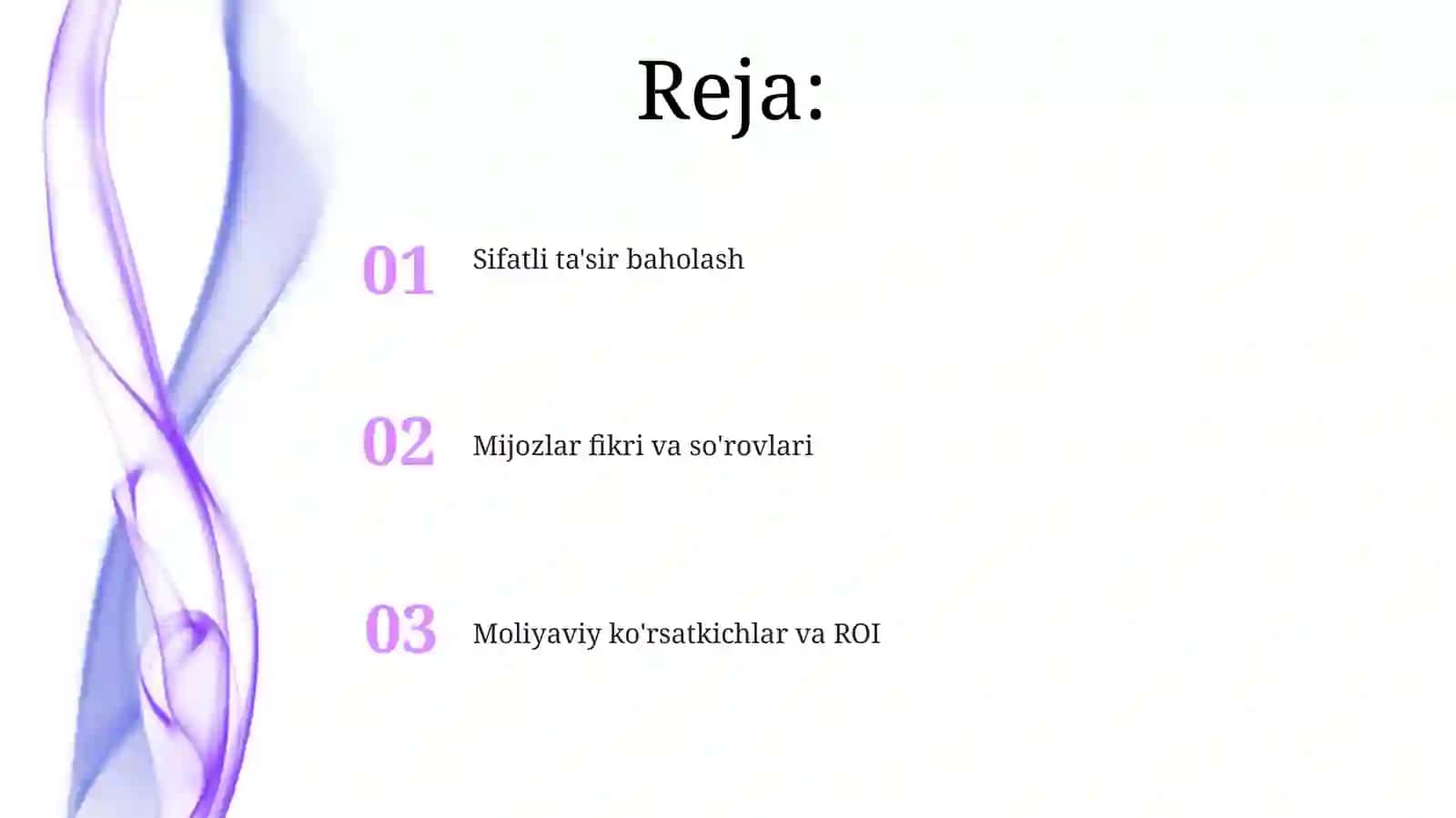Innovatsion loyihalar va samaradorlikni baholash usullari 2