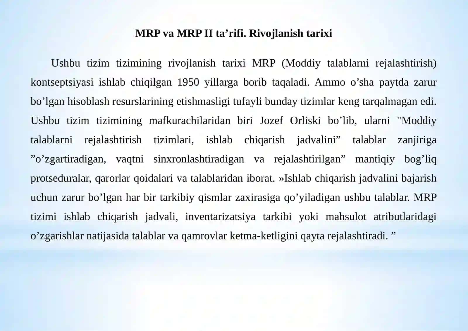 MRP2 vauning imkoniyatlari 2