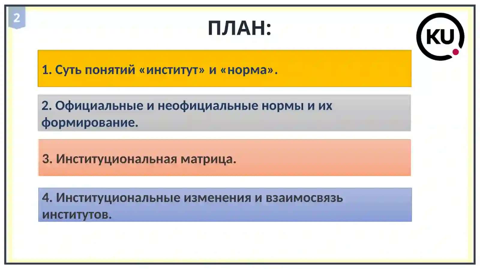 Институциональная экономика 2
