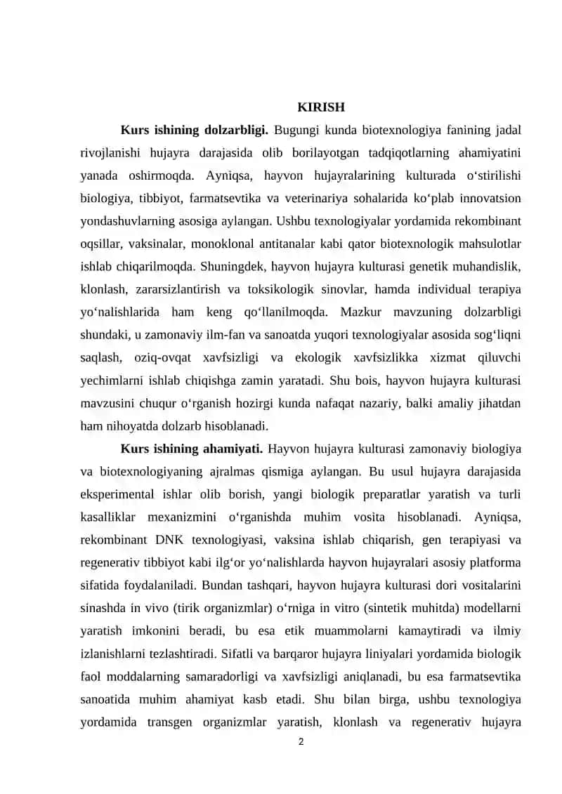 HAYVONLAR HUJAYRA KULTURASI 2