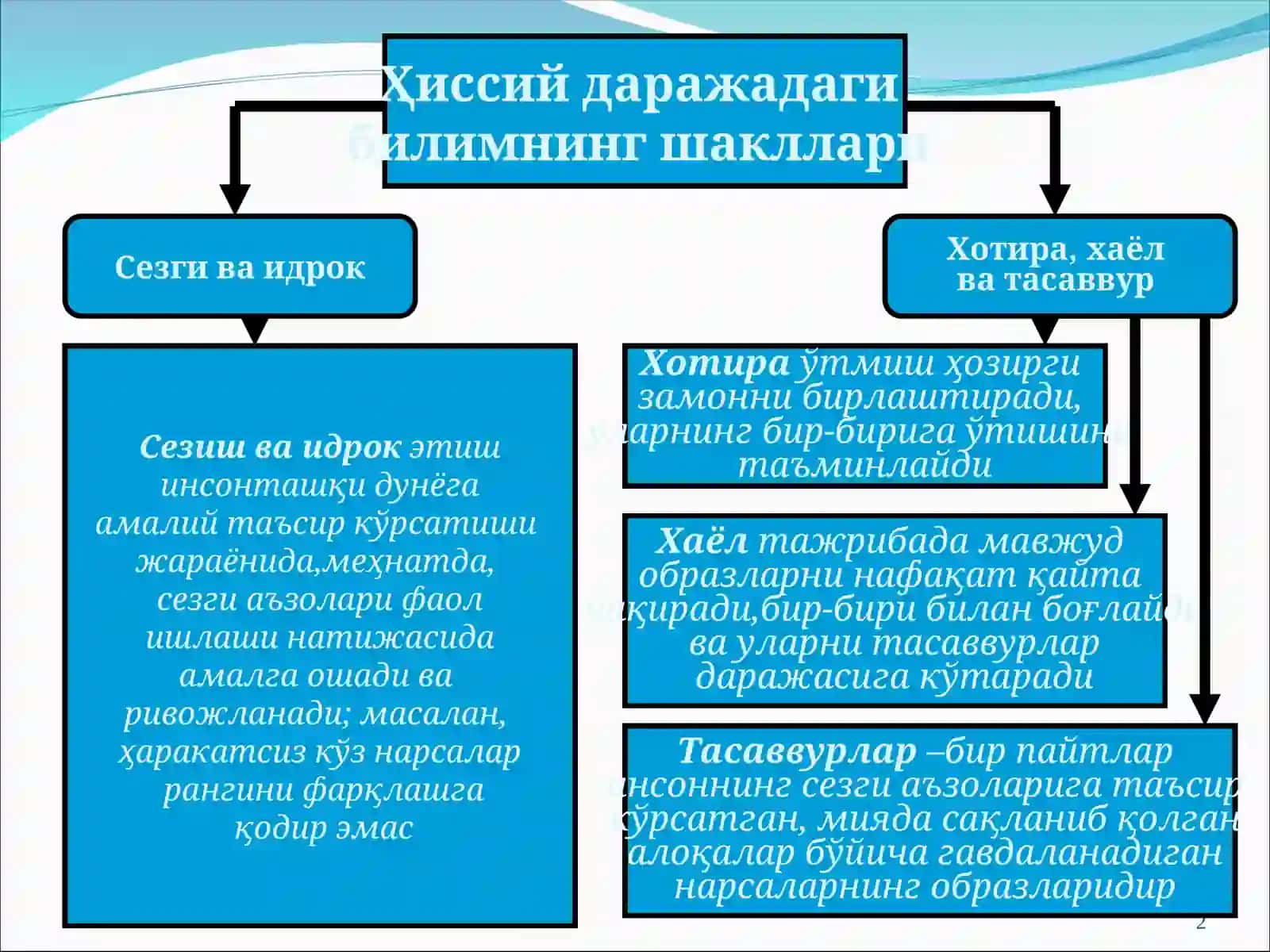 Хотира, хаёл ва тасаввур 2