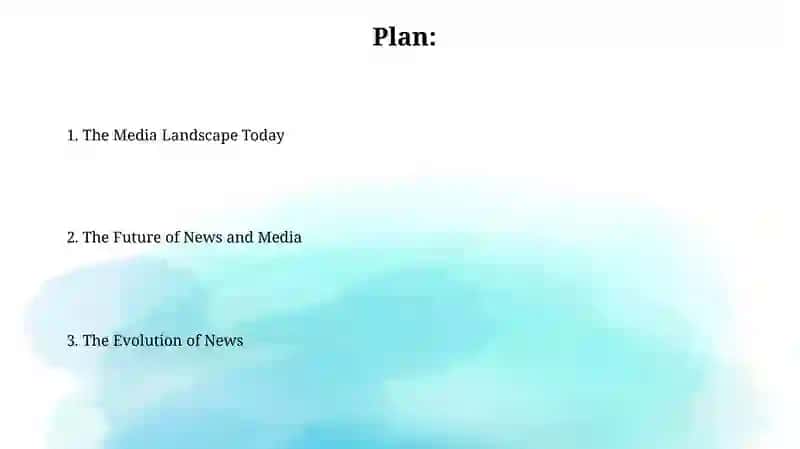 The Media Landscape Today 2