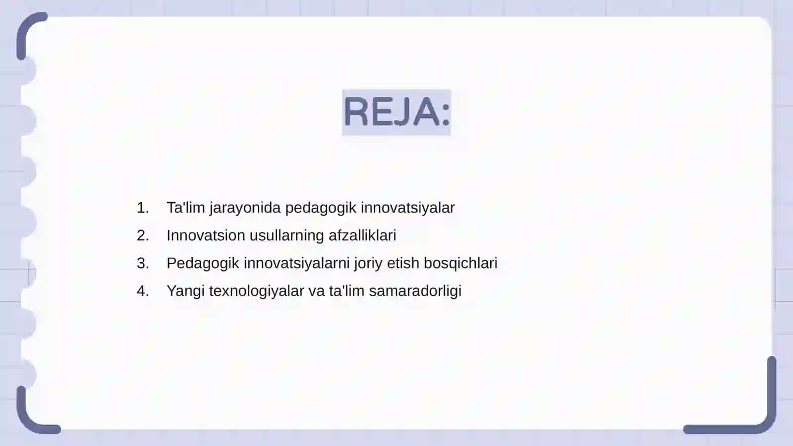 Ta'lim jarayonida pedagogik innovatsiyalar 2
