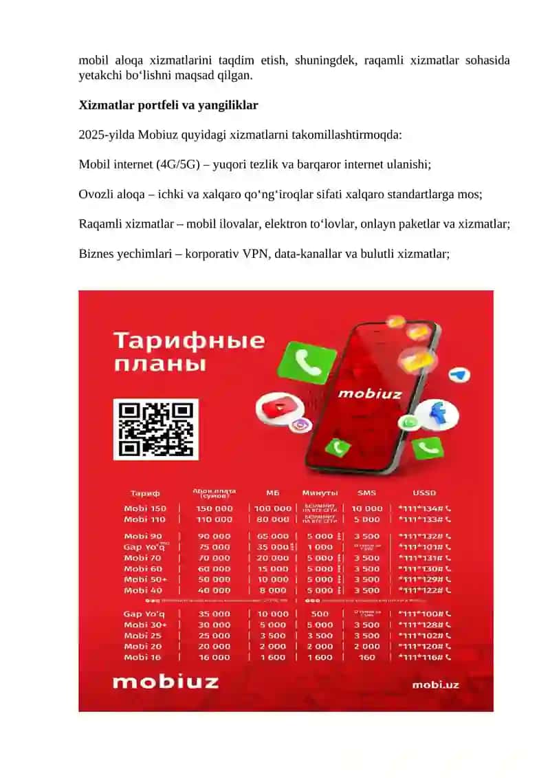 marketing fani uchun Press reliz 2