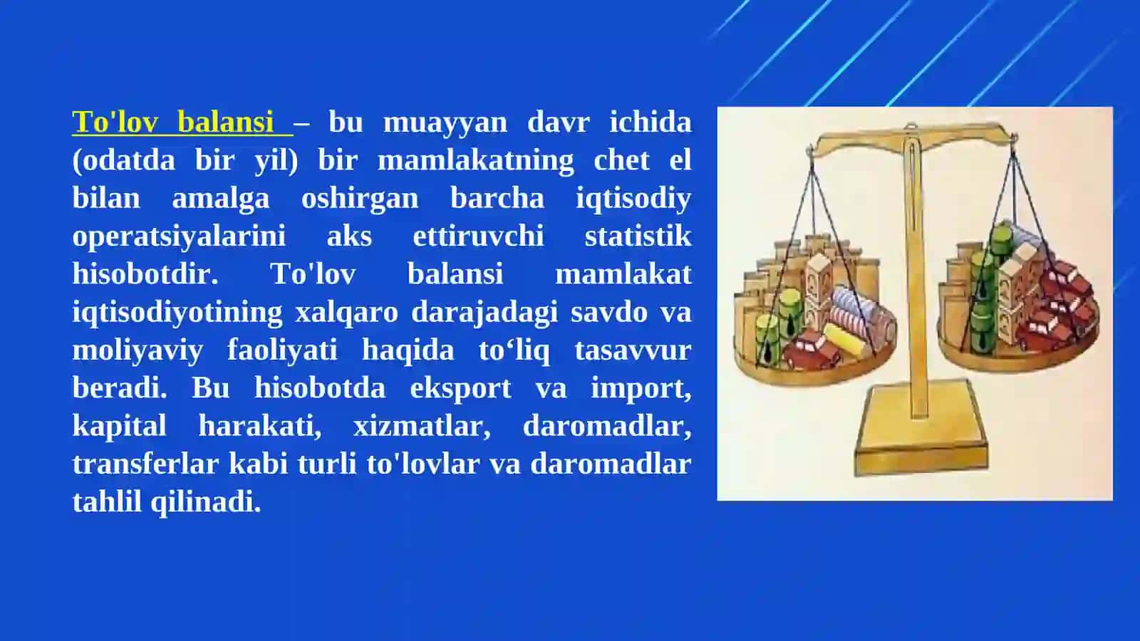 To‘lov balansi. Valyuta kursi 2