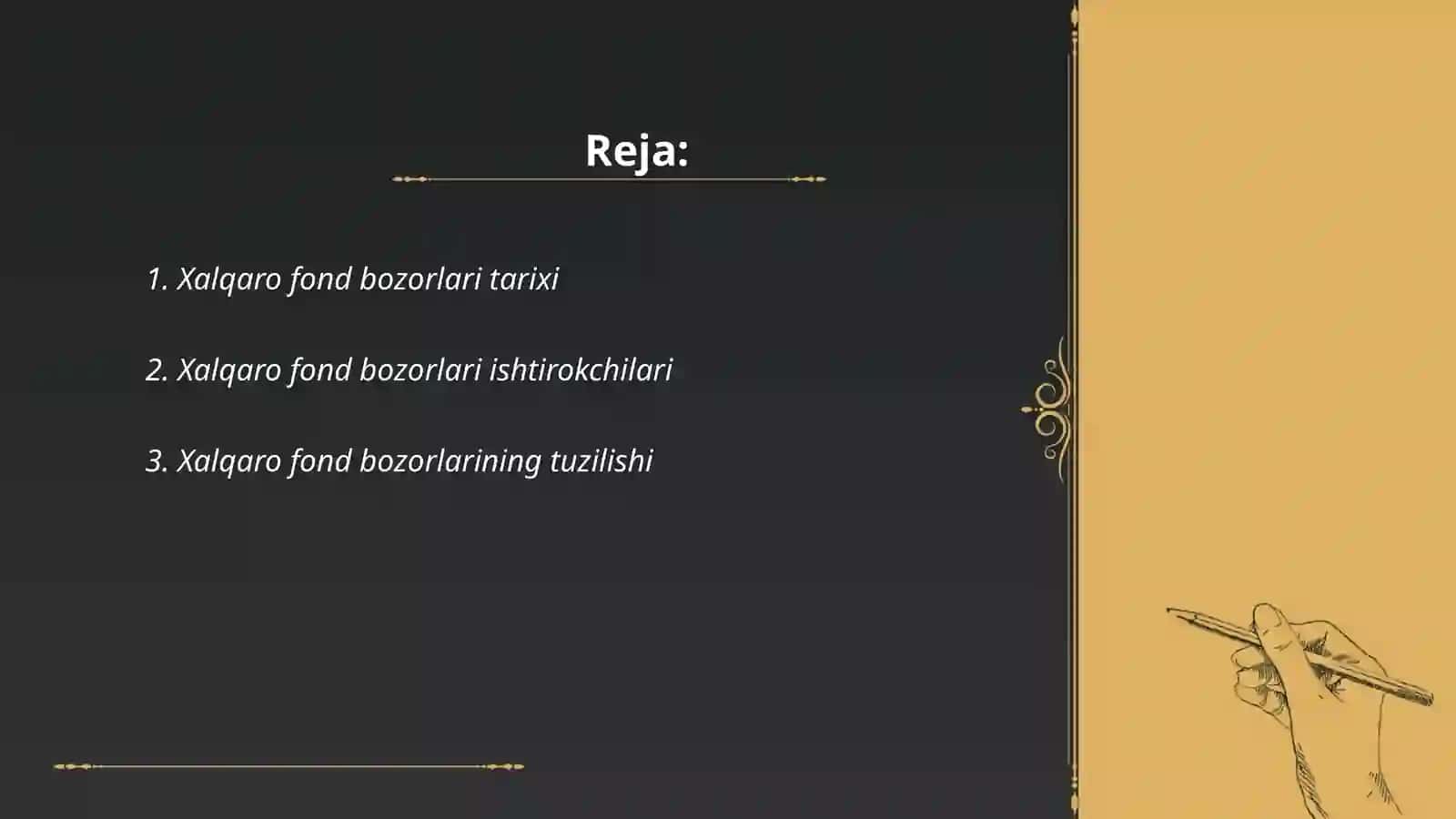 Xalqaro fond bozorlari tarixi 2