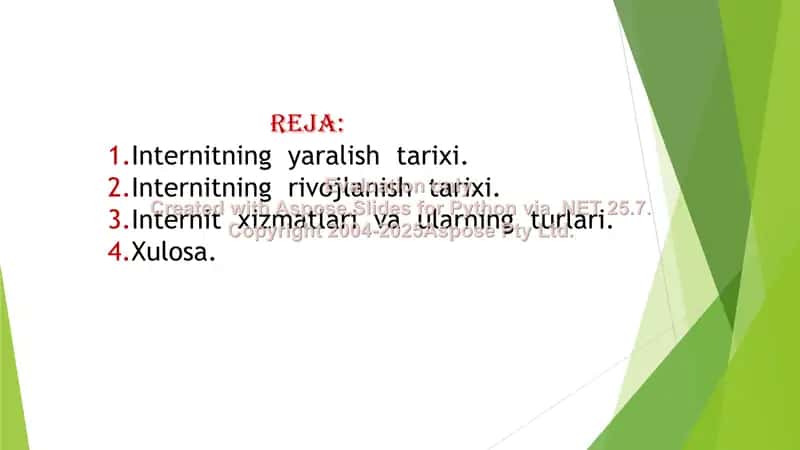 Internit xizmatlari va ularning turlari 2