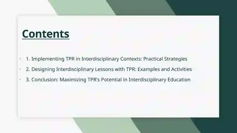 Total Physical Response (TPR) in practice 2