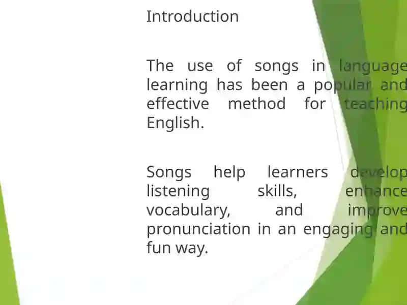 Methods of English Teaching on the Base of Songs 2
