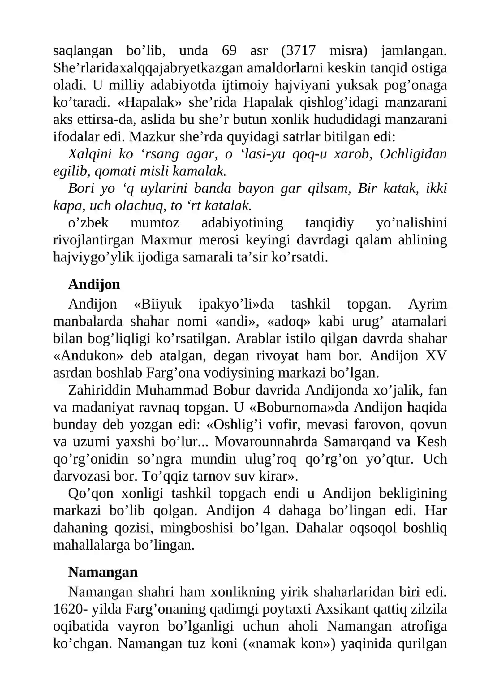 Qo’qon xonligida madaniy hayot 2