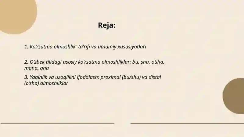 Ko'rsatma olmoshlik 2