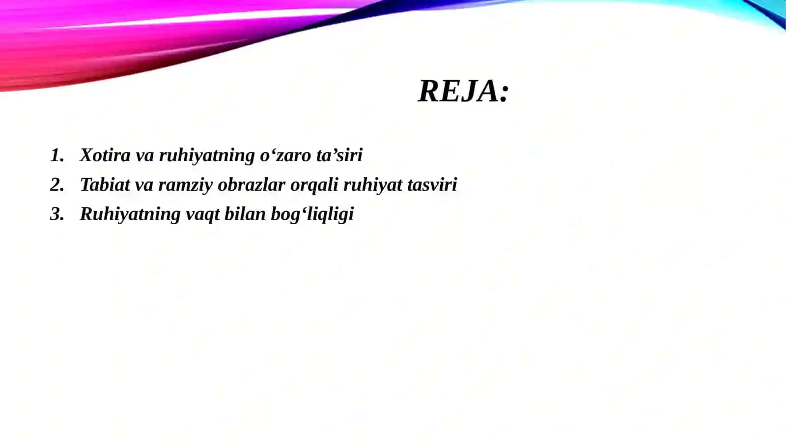Zulfiyaning "Xotiram siniqlari" dostonida ruhiyat tasviri 2