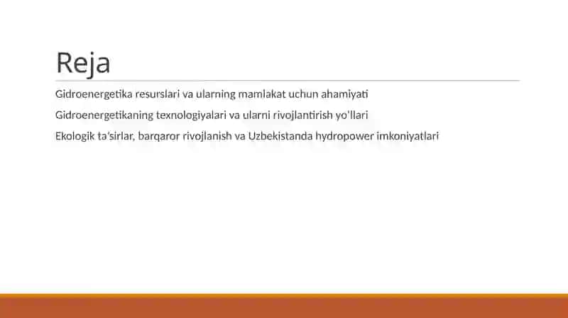 Gidroenergetika zaxiralari 2