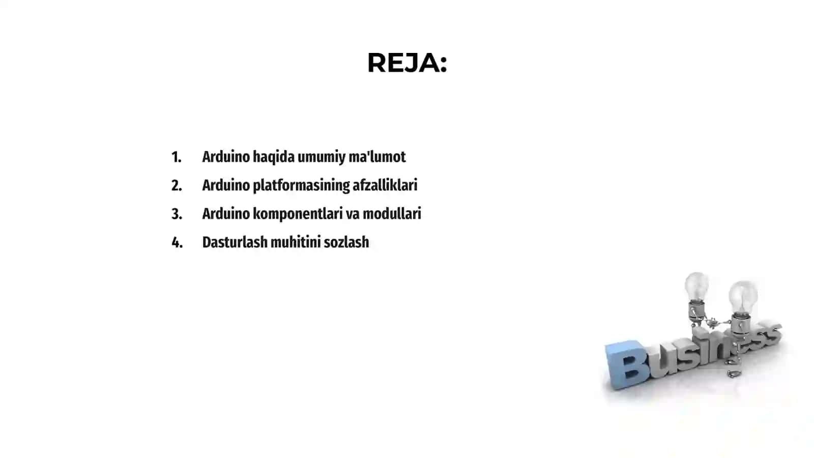 Arduino funksiyasi va qoʻllanilishi 2