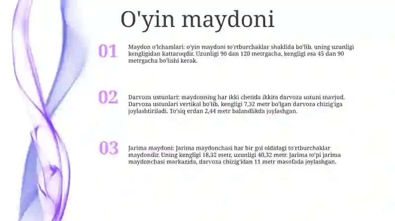 Futbol OʻYini Qoidalari 2